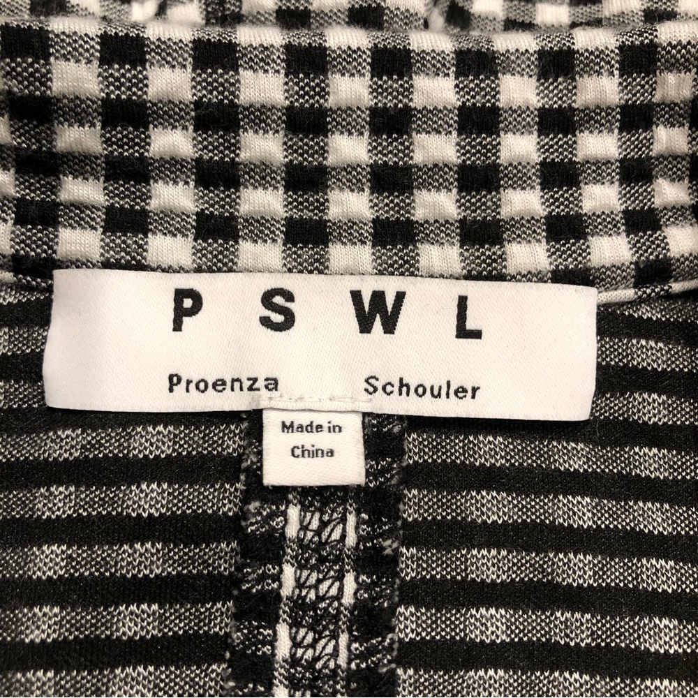 Proenza Schouler Checkered Turtleneck Zip Up - Picture 6 of 7